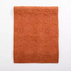 Kirklands Home Avery Rust Quilted Table Runner, 80 in. Orange New