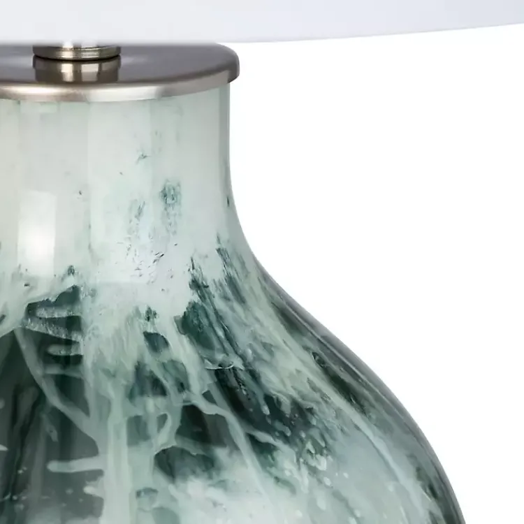 Kirklands Home Azure Blue Ocean Table Lamp White Sale