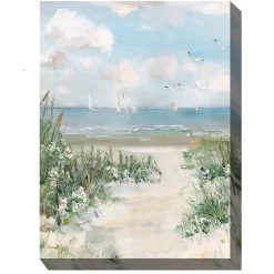 Kirklands Home Balmy Ocean Breeze Outdoor Canvas Art Print Multi Clearance