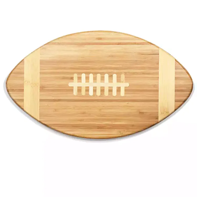 Kirklands Home Bamboo Football Cutting Board Brown Sale