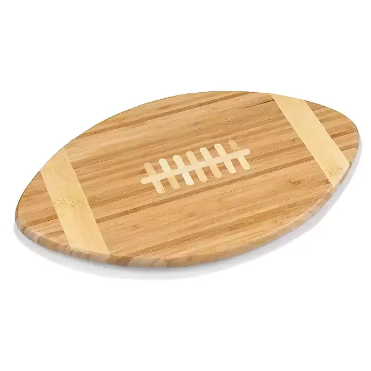 Kirklands Home Bamboo Football Cutting Board Brown Sale