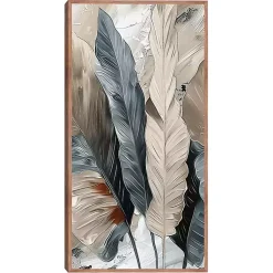 Kirklands Home Banana Leaves Framed Canvas Art Print Multi Outlet