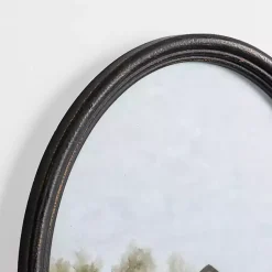 Kirklands Home Barn Landscape Oval Framed Art Print Clearance