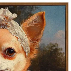 Kirklands Home Baroness Bonita Barkington Framed Art Print Multi Discount