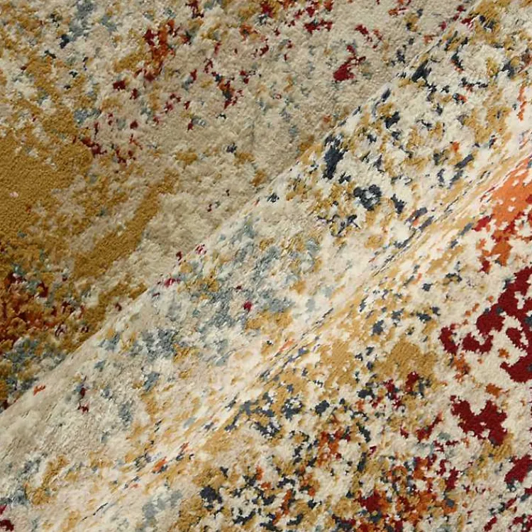 Kirklands Home Bastia Ivory Orange Accent Rug, 2x3 Multi Sale