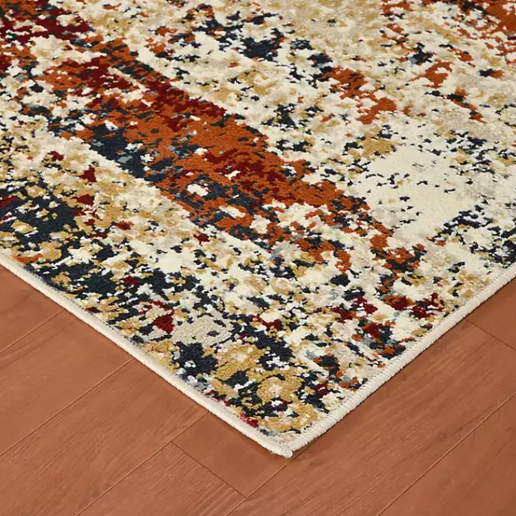 Kirklands Home Bastia Ivory Orange Accent Rug, 2x3 Multi Sale