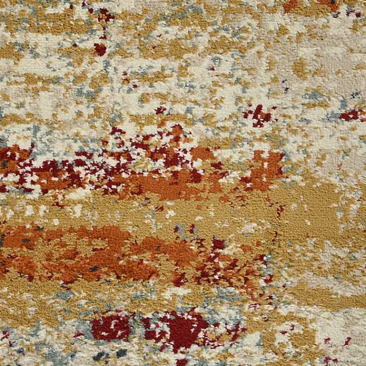 Kirklands Home Bastia Ivory Orange Accent Rug, 2x3 Multi Sale
