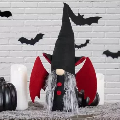 Halloween>Kirklands Home Bat Girl Gnome Halloween Decoration