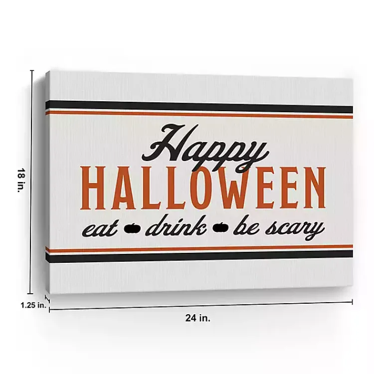 Halloween>Kirklands Home Be Scary Halloween Canvas Art Print, 18x24