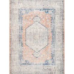 Kirklands Home Bea Distressed Vintage Washable Area Rug, 5x8 Outlet