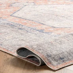 Kirklands Home Bea Distressed Vintage Washable Area Rug, 5x8 Outlet