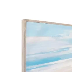 Kirklands Home Beach at Dusk Framed Art Print by Sally Swatland Blue Hot