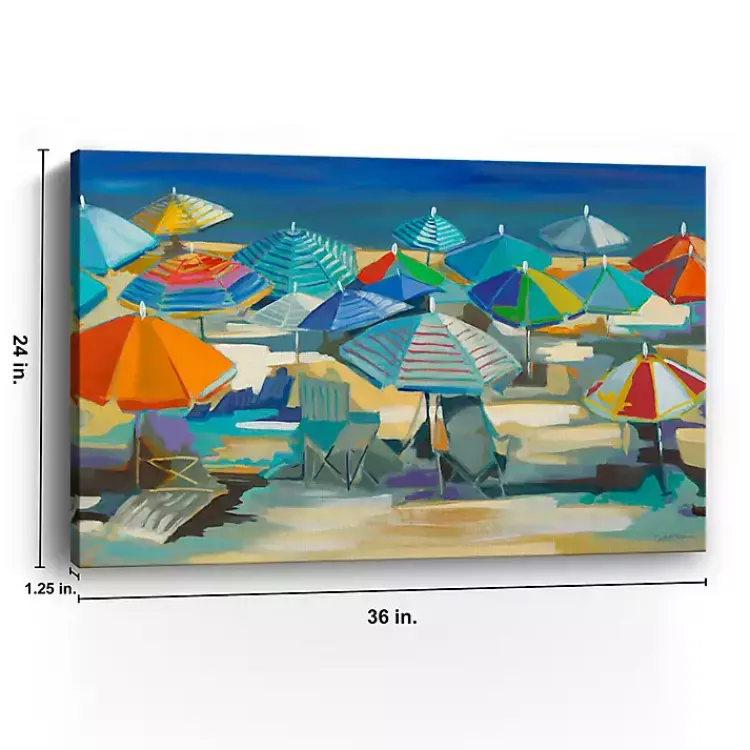Kirklands Home Beach Blanket Bingo Canvas Art Print Online
