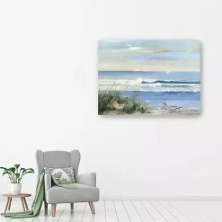 Kirklands Home Beach Combers Giclee Canvas Art Print, 48x36 in. Blue Sale