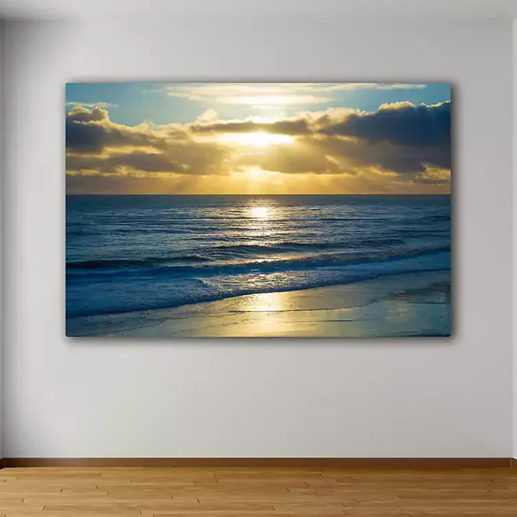 Kirklands Home Beach Sunset Surfers Canvas Art Print Outlet