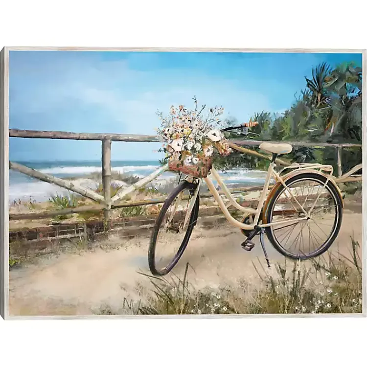 Kirklands Home Beachside Ride Framed Canvas Art Print Best
