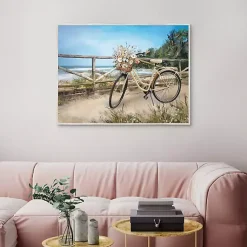 Kirklands Home Beachside Ride Framed Canvas Art Print Best