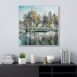 Kirklands Home Beckoning Tree Grove Framed Canvas Art