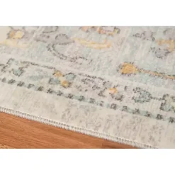 Kirklands Home Beige Bohemian Area Rug, 7x9 Tan Clearance