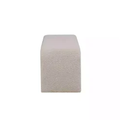 Kirklands Home Beige Boucle Waterfall Bench Brown Online