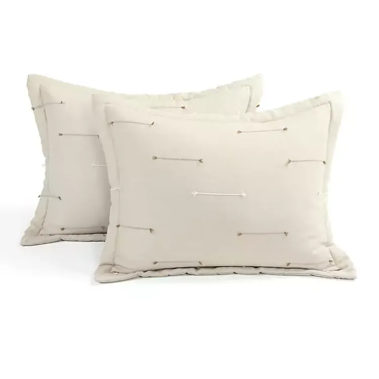 Kirklands Home Beige Clip Jacquard 3-pc. King Comforter Set Tan New