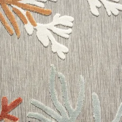 Kirklands Home Beige Coral Reef Area Rug, 5x7 Tan