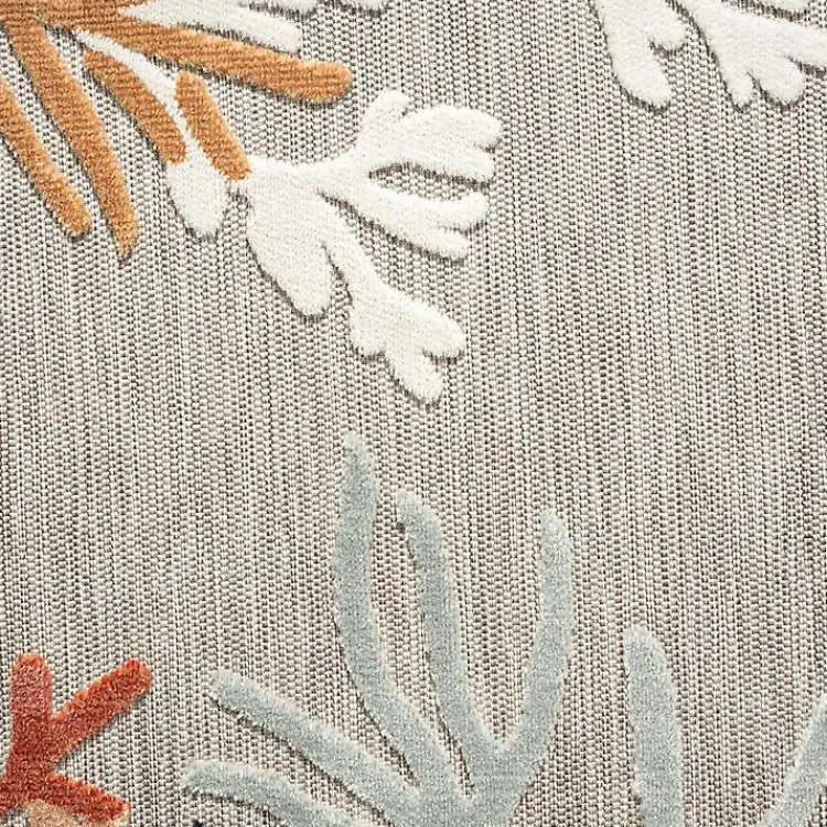Kirklands Home Beige Coral Reef Area Rug, 5x7 Tan