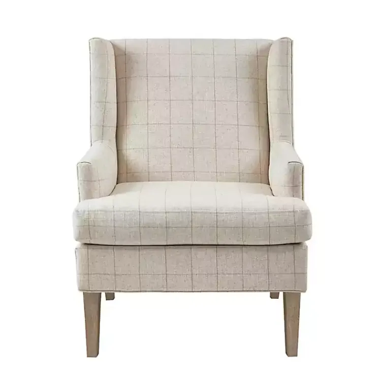 Kirklands Home Beige Decker Martha Stewart Accent Chair Brown