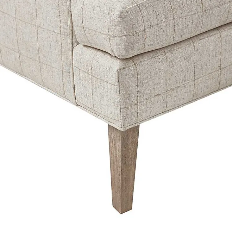 Kirklands Home Beige Decker Martha Stewart Accent Chair Brown