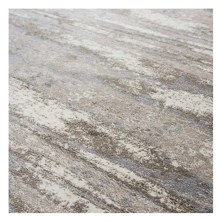 Kirklands Home Beige Edward Abstract Area Rug, 5x7 Sale