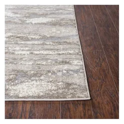 Kirklands Home Beige Edward Abstract Area Rug, 5x7 Sale