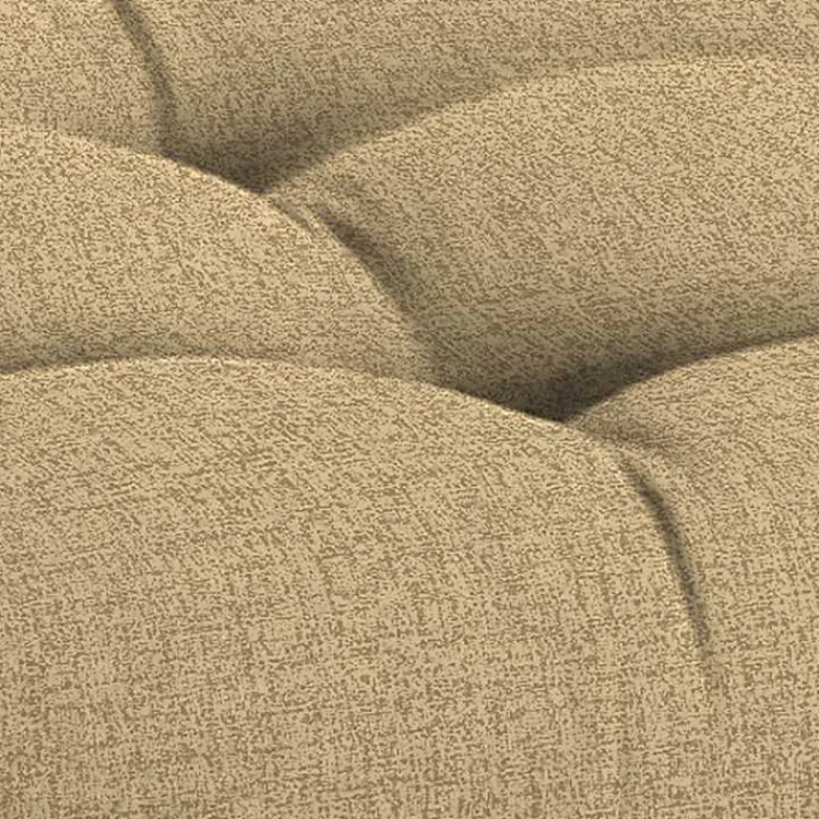 Kirklands Home Beige French Edge Outdoor Wicker Settee Cushion Tan Outlet