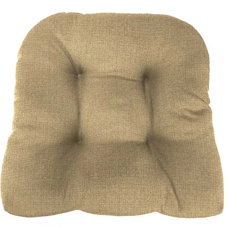 Kirklands Home Beige French Edge 3-pc. Outdoor Wicker Cushion Set Tan Sale