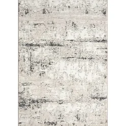 Kirklands Home Beige Gray Indoor Area Rug, 5x7 New