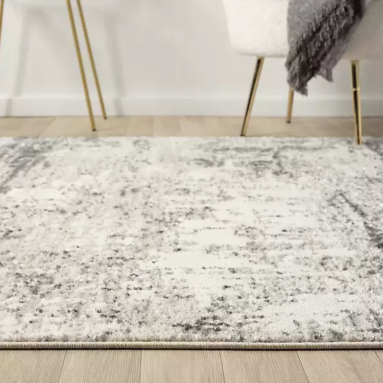 Kirklands Home Beige Gray Indoor Area Rug, 7x9 Sale
