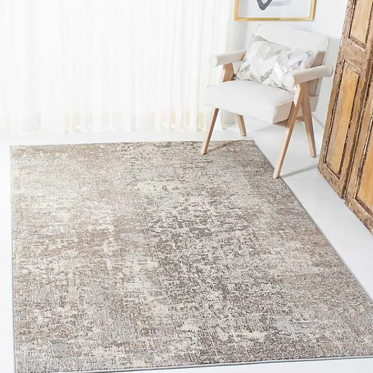 Kirklands Home Beige Madison Abstract Area Rug, 5x7 Tan Sale