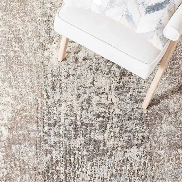 Kirklands Home Beige Madison Abstract Area Rug, 5x7 Tan Sale