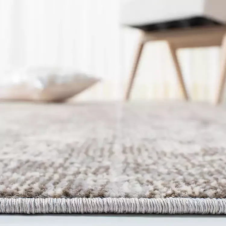 Kirklands Home Beige Madison Abstract Area Rug, 6x6 Tan Hot