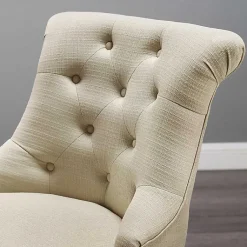 Kirklands Home Beige Miller Tufted Office Chair Tan Clearance