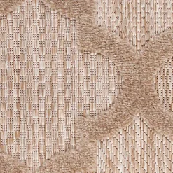 Kirklands Home Beige Trellis Indoor/Outdoor Area Rug, 6x9 Tan Best