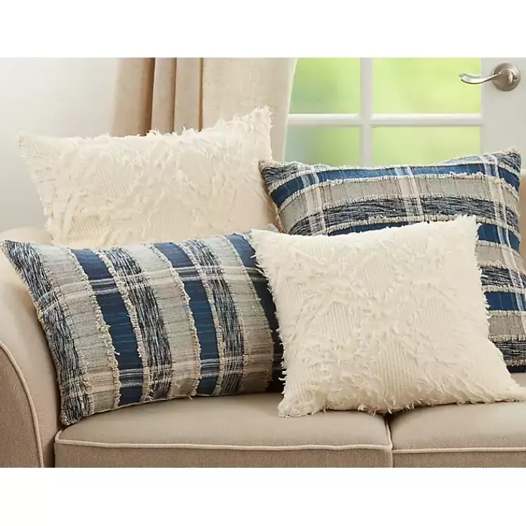 Pillows>Kirklands Home Beige Waffle Weave Pillow Ivory