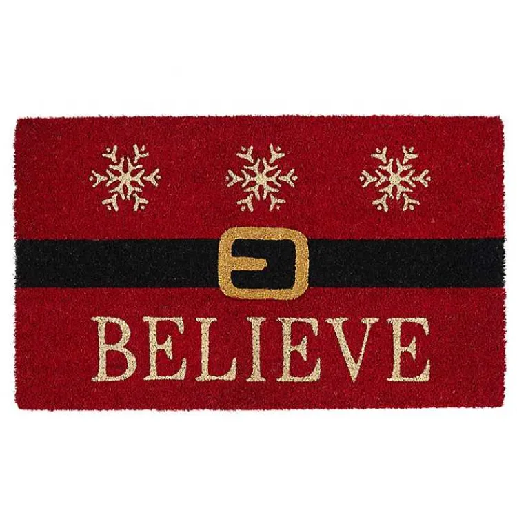 Outdoor Christmas Decorations>Kirklands Home Believe Santa Doormat