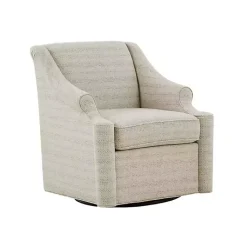 Kirklands Home Benton Swivel Glider Accent Chair Tan