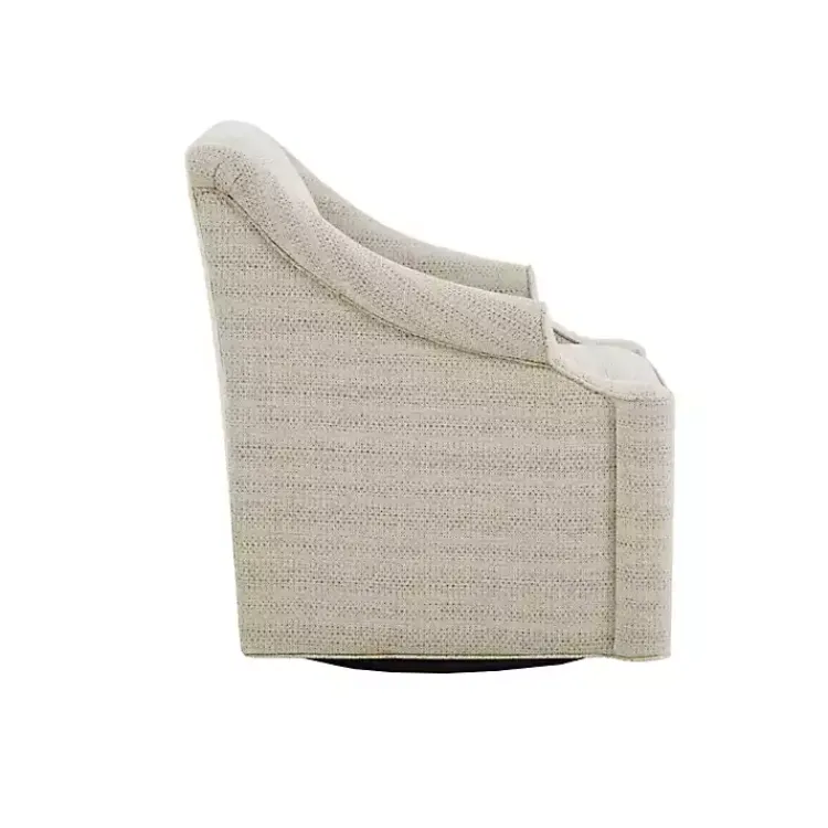 Kirklands Home Benton Swivel Glider Accent Chair Tan