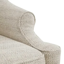 Kirklands Home Benton Swivel Glider Accent Chair Tan