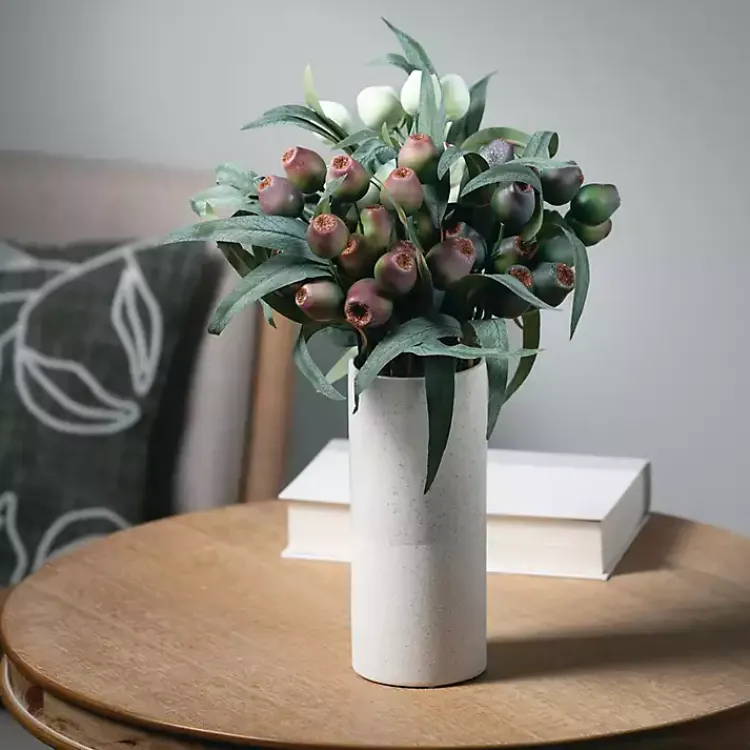 Stems & Bouquets>Kirklands Home Berry Pod Stems, Set of 3 Green