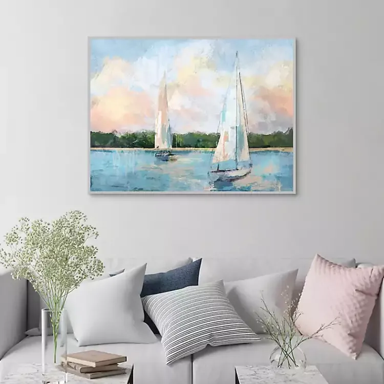 Kirklands Home Best Day Ever Framed Canvas Art Print New