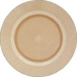 Kirklands Home Betsy Cream Ribbed 16-pc. Dinnerware Set Tan Outlet