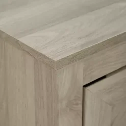 Kirklands Home Birch 2-Door Chevron Cabinet Tan Outlet