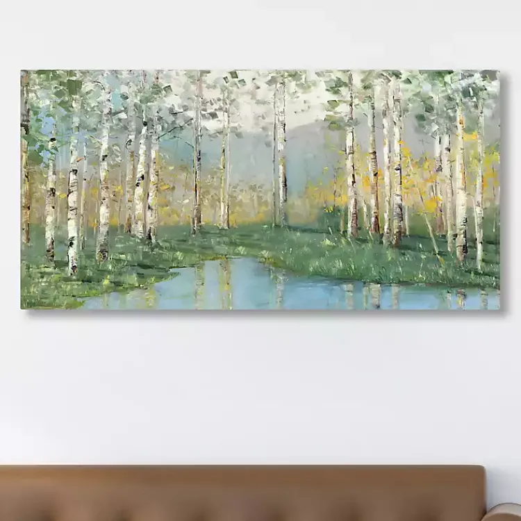 Kirklands Home Birch River Giclee Canvas Art Print Outlet